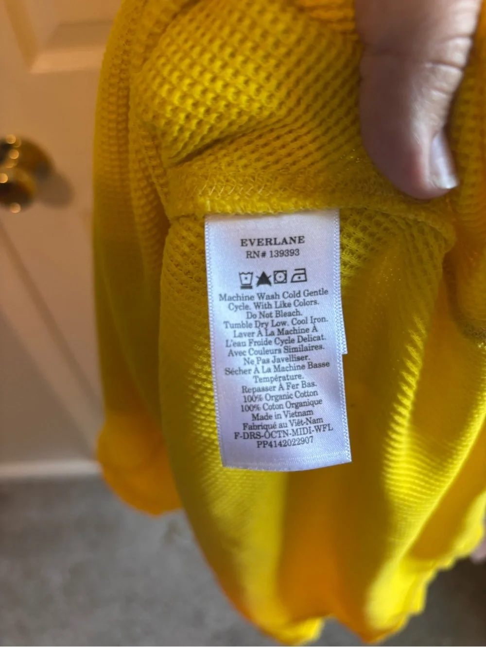 Everlane organic cotton